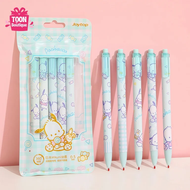 5-Piece Pochacco Gel Pen Set