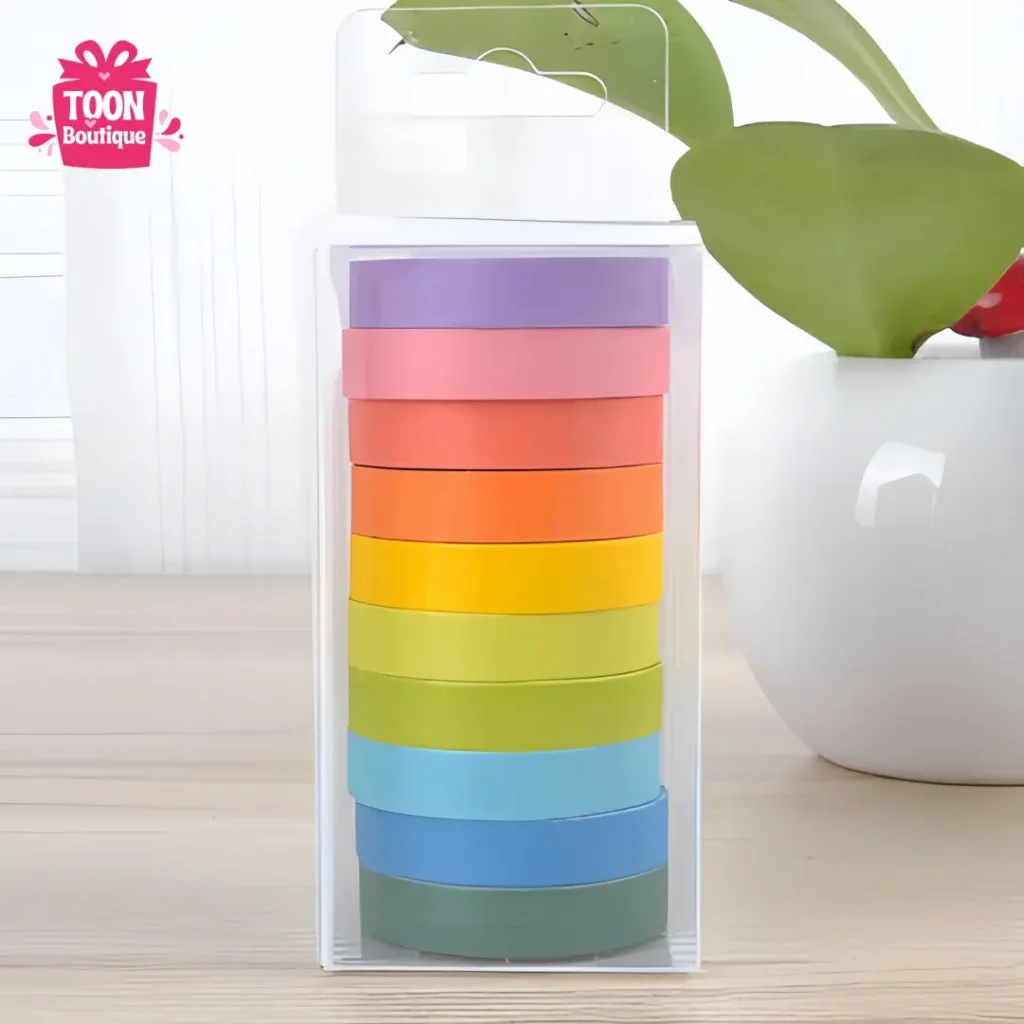 10PCS Slim Washi Tape Rolls