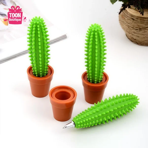 Adorable Cactus-Shaped Ballpoint Pen