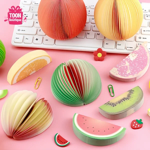 3D Fruit Memo Pad